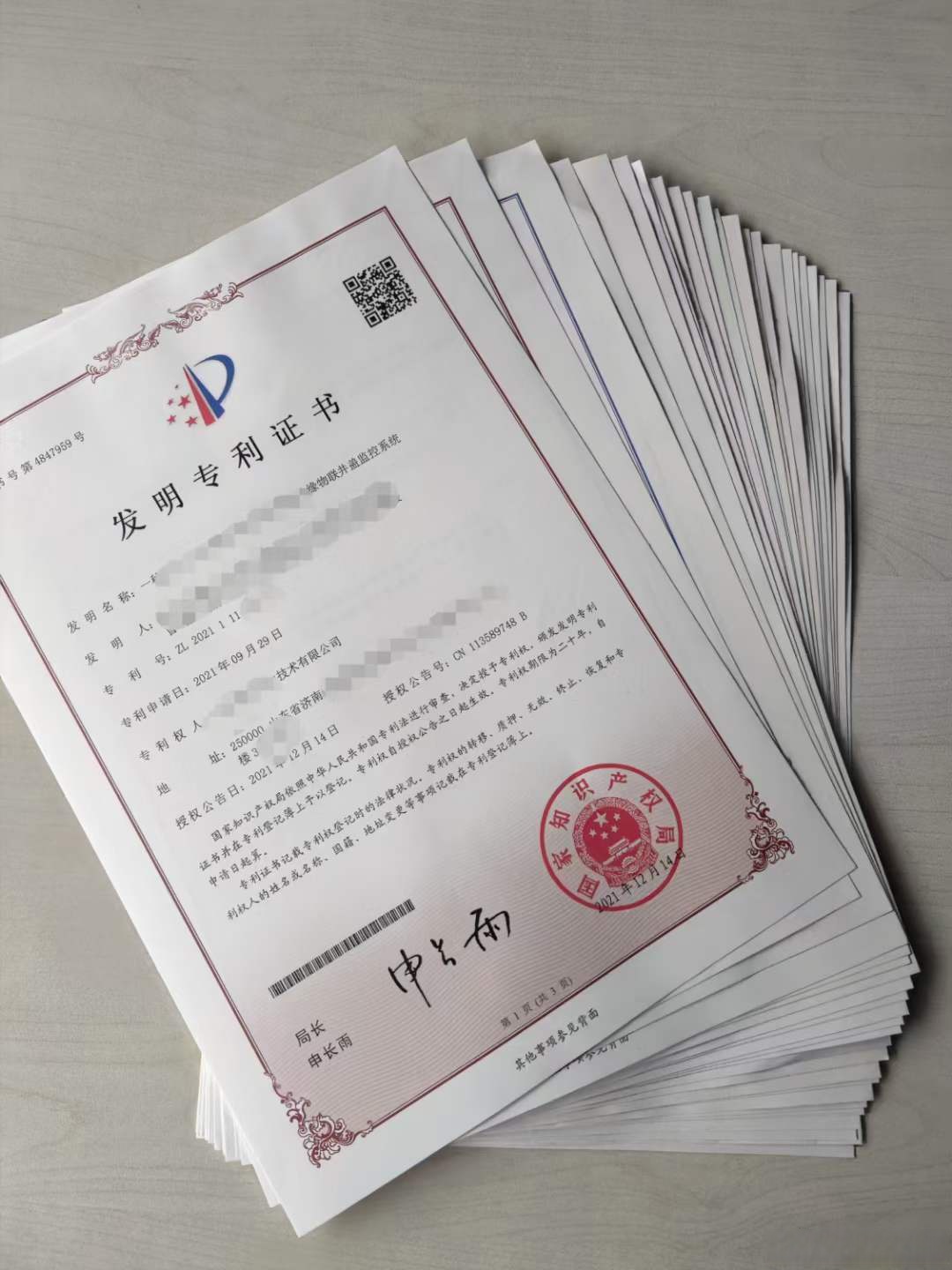 精工科技获得实用新型专利授权：“一种龙门摆杆式丝束拨动组件”